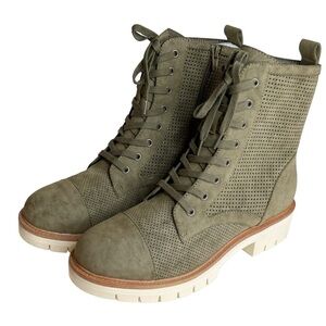 MIA Women’s Havenn Kashton Lace Up Combat Boots Olive Sz 9.5 NWOB